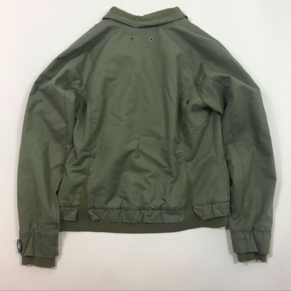 NIKE Sportswear Green Canvas Utility Blazer Jacket - Picture 8 of 11